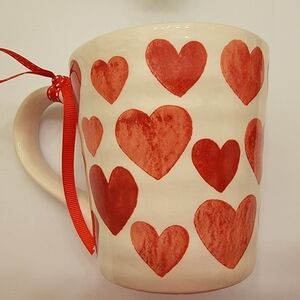 NWOT Heart Mug 22 Oz